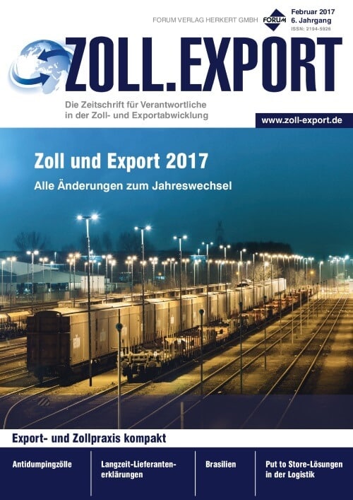 Ausgabe Februar 2017 Zoll und Export 2017