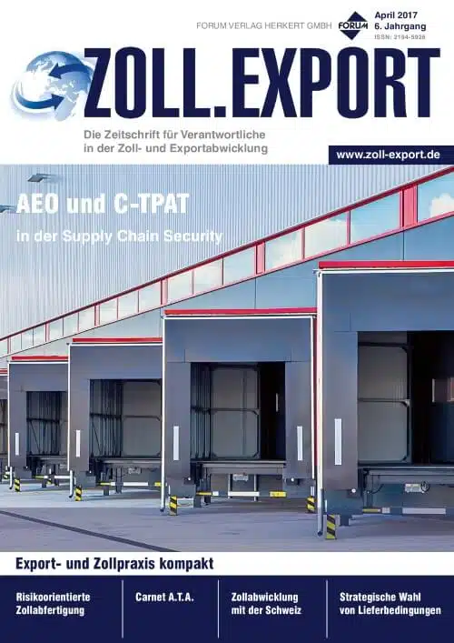 Ausgabe April 2017 AEO und C-TPAT