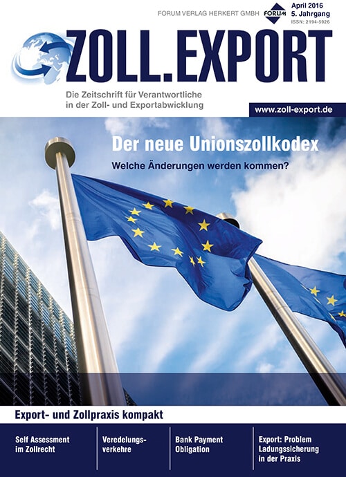 Ausgabe April 2016 Unionskodex