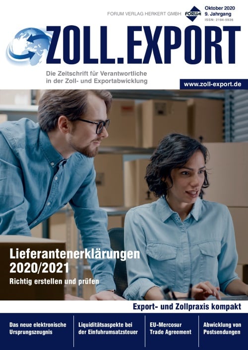 Ausgabe Oktober 2020 Lieferantenerklärungen 2020/2021