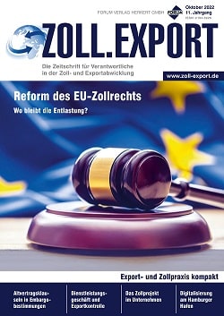 Ausgabe Oktober 2022 Reform des EU-Zollrechts