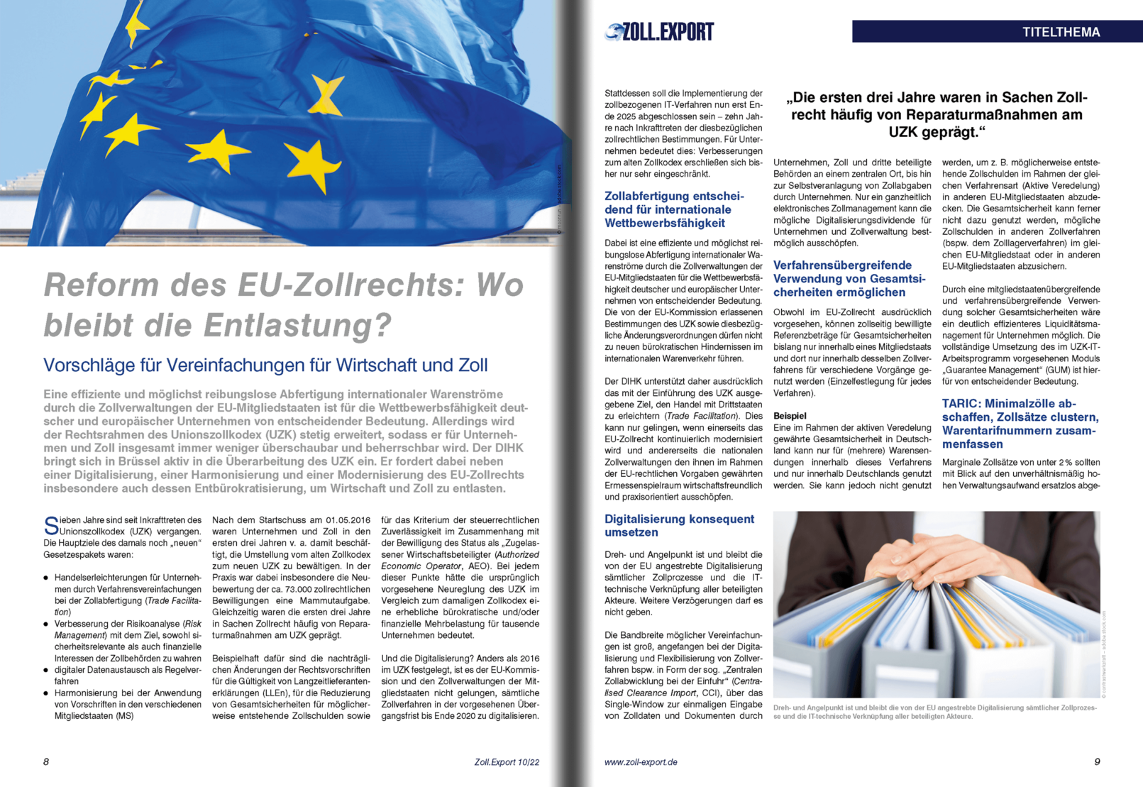 Reform des EU-Zollrechts: Wo bleibt die Entlastung?